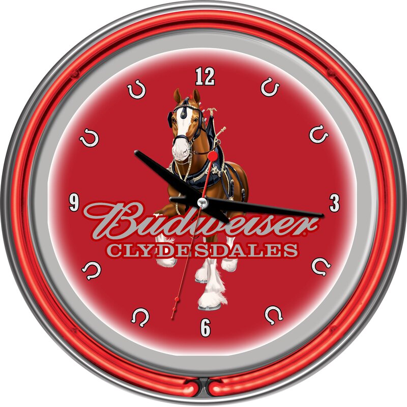 Timeless tradition Budweiser wall clock store